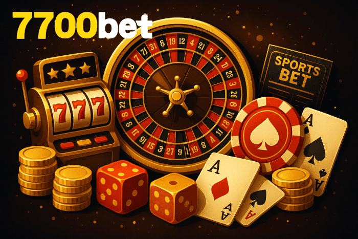 Jogos e bônus no Cassino 7700BET