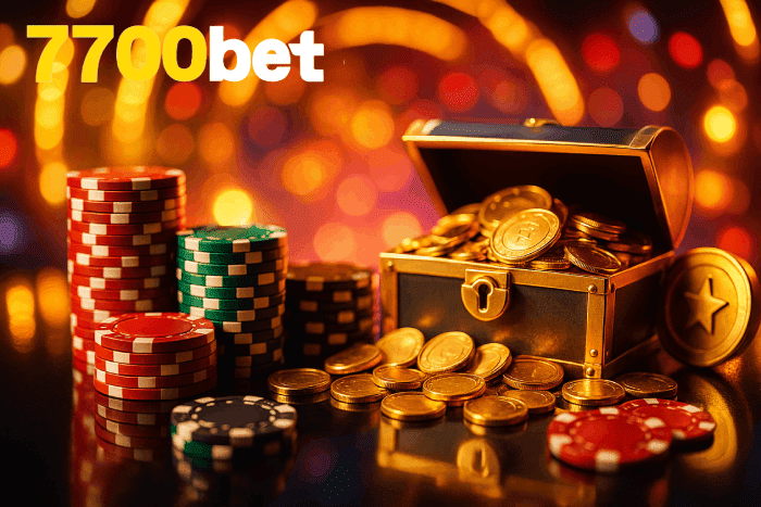Baú de bônus Cassino 7700BET prêmios e recompensas