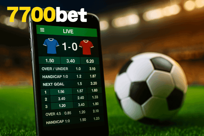 Aposte em apostas esportivas no cassino online 7700BET